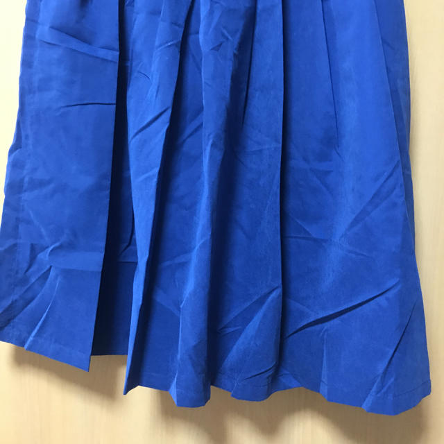 RODEO CROWNS WIDE BOWL(ロデオクラウンズワイドボウル)のスカート　プリーツスカート　ブルー レディースのスカート(ひざ丈スカート)の商品写真