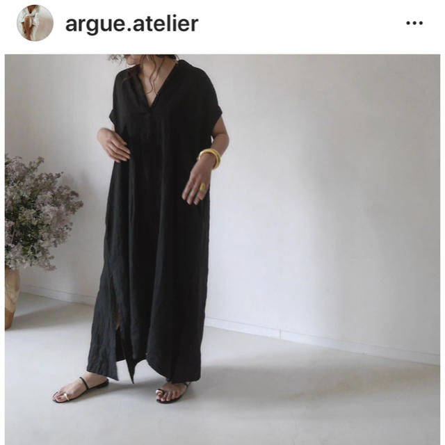 ARGUE  LINEN TWILL ANMBIENCE DRESS