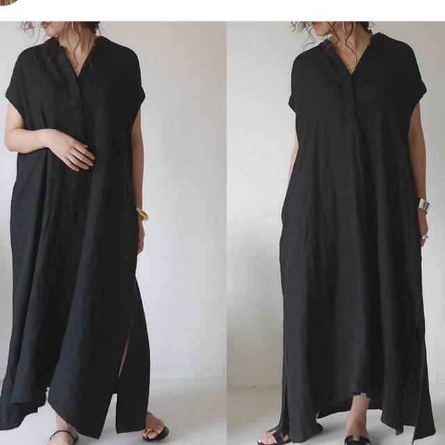 argue linen twill anmbience dress