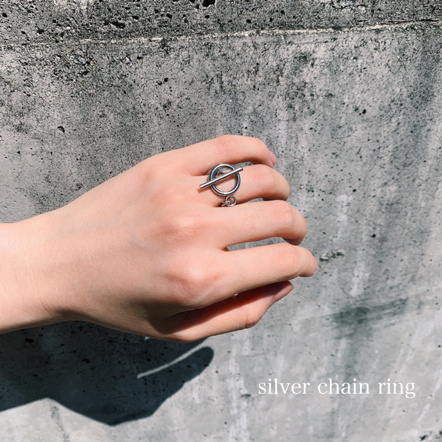 TOGA(トーガ)のsilver chain ring 02 (size S) レディースのアクセサリー(リング(指輪))の商品写真