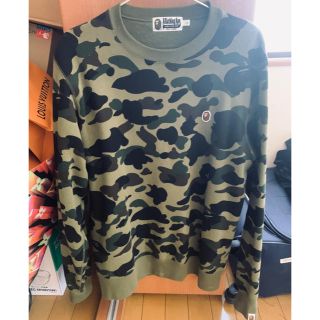 アベイシングエイプ(A BATHING APE)のBAPE SHARK Crewneck クルーネック 「1st camo」  　(スウェット)