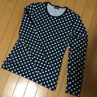 マリメッコ(marimekko)のドット柄カットソー(Tシャツ(長袖/七分))