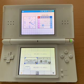 ニンテンドーDS(ニンテンドーDS)のニンテンドー　DS lite クリスタルホワイト　本体(携帯用ゲーム機本体)