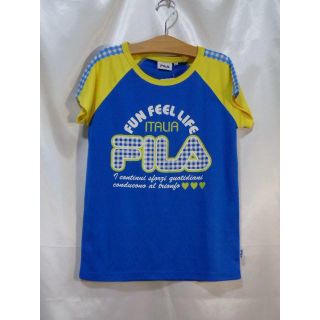 フィラ(FILA)の＜№6701＞(150cm)★ＦＩＬＡ(フィラ)★スポーツＴシャツ☆青(Tシャツ/カットソー)