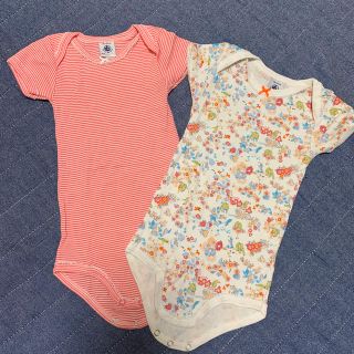 プチバトー(PETIT BATEAU)のプチバトー　半袖つなぎ　18m/81cm(肌着/下着)