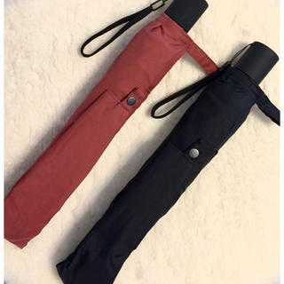 ムジルシリョウヒン(MUJI (無印良品))の無印良品  2通りにたためる折り畳み傘　2本セット(傘)