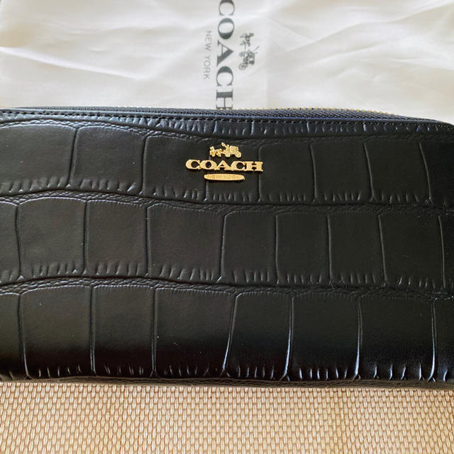 COACH(コーチ)のコウノトリ様専用　Coach 財布　クロコ柄　未使用 メンズのファッション小物(長財布)の商品写真