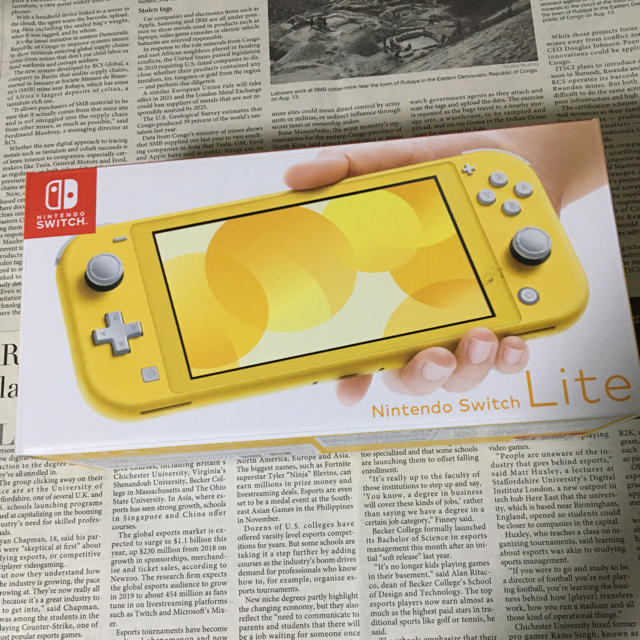 ︎新品⭐︎switch lite イエロー