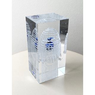 イッタラ(iittala)の1993年 キューブ オイバ・トイッカ  ヌータヤルヴィ イッタラ バード(置物)