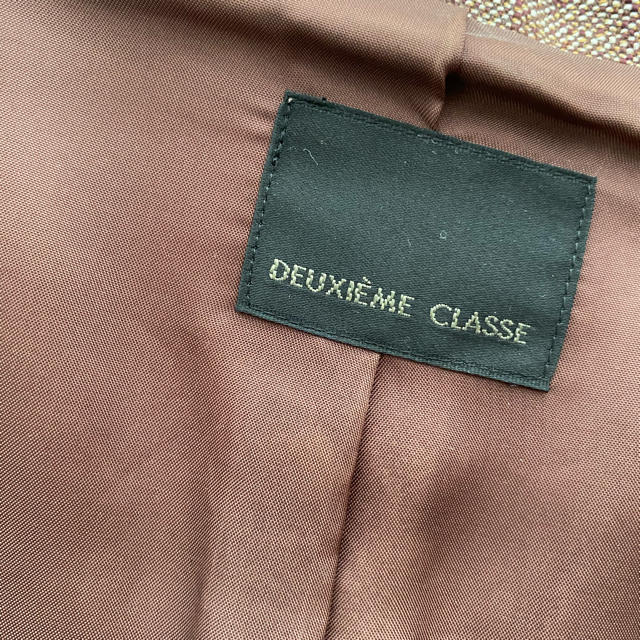 DEUXIEME CLASSE(ドゥーズィエムクラス)のDEUXIEME CLASSE  シルクリネンコート レディースのジャケット/アウター(ガウンコート)の商品写真