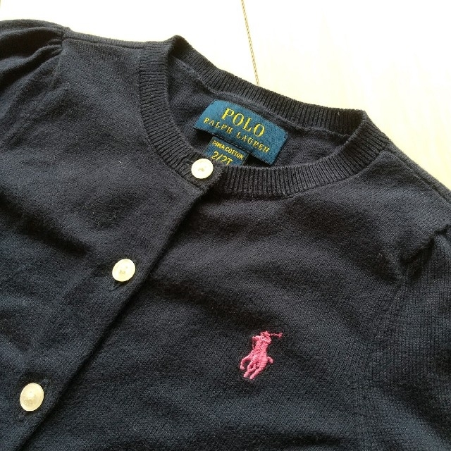 POLO RALPH LAUREN(ポロラルフローレン)のPolo Ralph Lauren  ラルフローレン  カーディガン 90㎝  キッズ/ベビー/マタニティのキッズ服女の子用(90cm~)(カーディガン)の商品写真