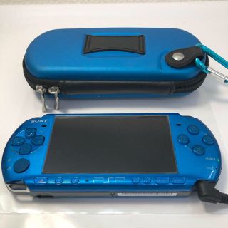 プレイステーションポータブル(PlayStation Portable)の★完動品‼︎ PSP-3000 VIBRANT BLUE 送料込！(携帯用ゲーム機本体)