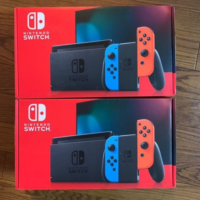 大特価 - Switch Nintendo 新品未開封 2台 ネオン 任天堂Switch本体