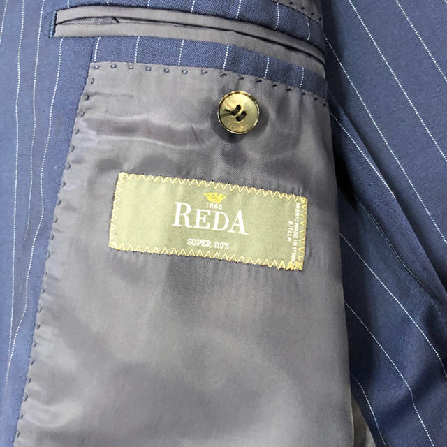 THE SUIT COMPANY(スーツカンパニー)のスーツカンパニー　ネイビーストライプスーツ　REDA メンズのスーツ(セットアップ)の商品写真
