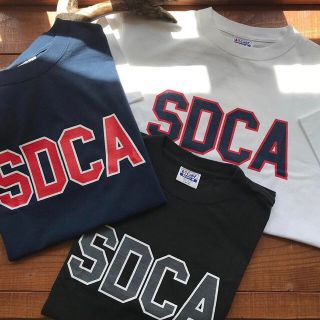 スタンダードカリフォルニア(STANDARD CALIFORNIA)の【即完売❗️】希少Mサイズ　SDCA ロゴ　ブラック　スタンダードカリフォルニア(Tシャツ/カットソー(半袖/袖なし))