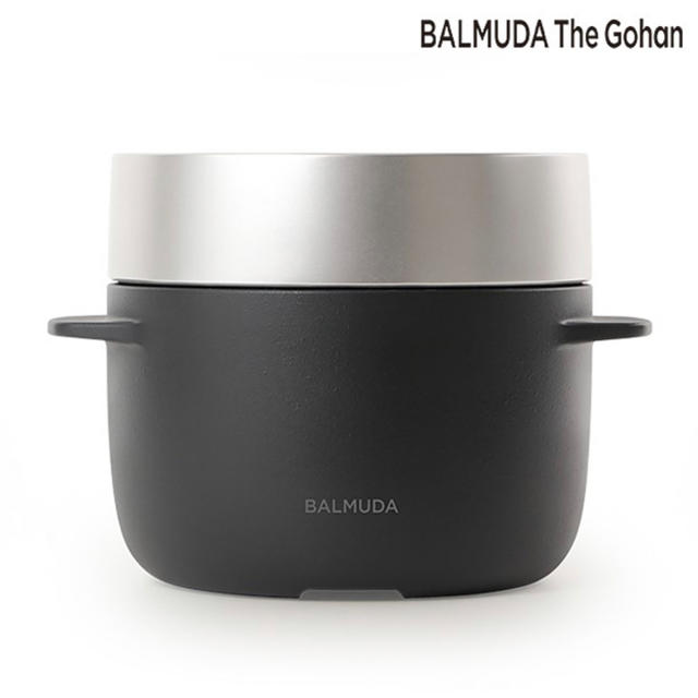BALMUDA(バルミューダ)のBALMUDA the gohan 炊飯器 K03A ブラック スマホ/家電/カメラの調理家電(炊飯器)の商品写真