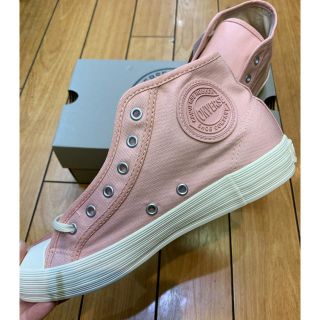 コンバース(CONVERSE)の☆新品☆コンバーBIG C アーミーシューズ　ミッド　ピンク　レディース  (スニーカー)