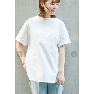 アダムエロぺ(Adam et Rope')の今季新品✳︎ アダムエロペ BIG Tee ビッグ Tシャツ WEB限定カラー(Tシャツ(半袖/袖なし))