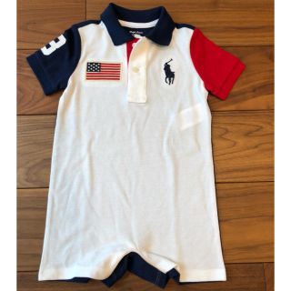 ポロラルフローレン(POLO RALPH LAUREN)の【新品・タグ付き】ラルフローレン 半袖カバーオール80㎝(カバーオール)