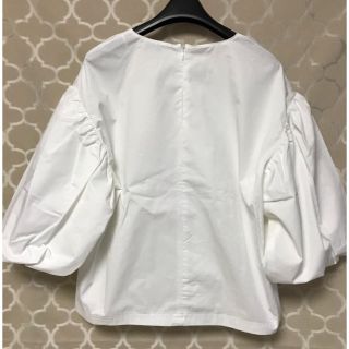 新品☆ZARA ザラ バルーンスリーブトップス M リラ