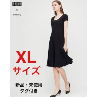 ユニクロ(UNIQLO)のユニクロ×セオリー　【完売品】新品XLワンピース(ひざ丈ワンピース)