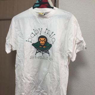 アベイシングエイプ(A BATHING APE)のAPE白Tシャツ(Tシャツ/カットソー(半袖/袖なし))