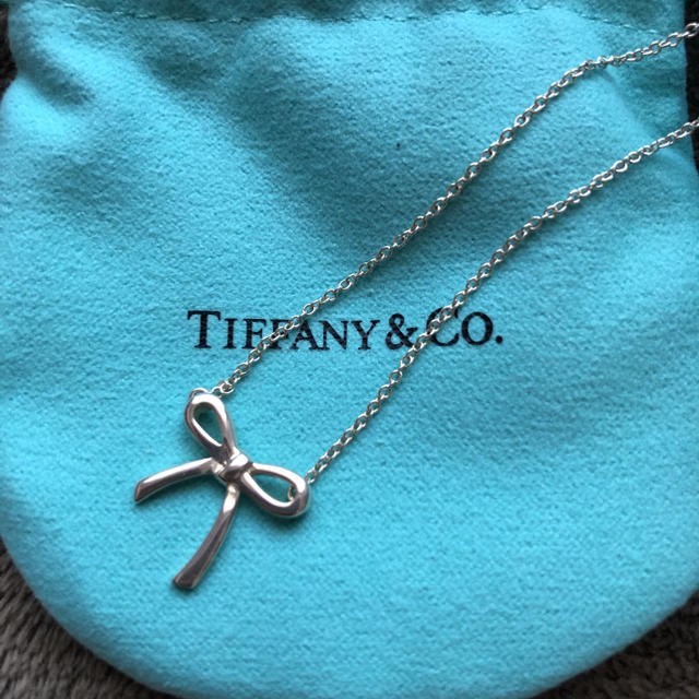 Tiffany & Co.(ティファニー)のTiffany ティファニー ネックレス リボン レディースのアクセサリー(ネックレス)の商品写真
