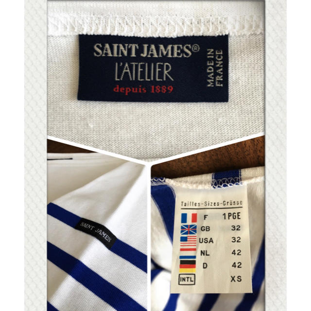 SAINT JAMES(セントジェームス)のSAINT JAMES★未使用★ナヴァル レディースのトップス(カットソー(長袖/七分))の商品写真