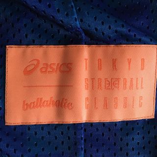 asics - 青Mサイズ asics x ballaholic Mesh Zip Shortsの通販 by