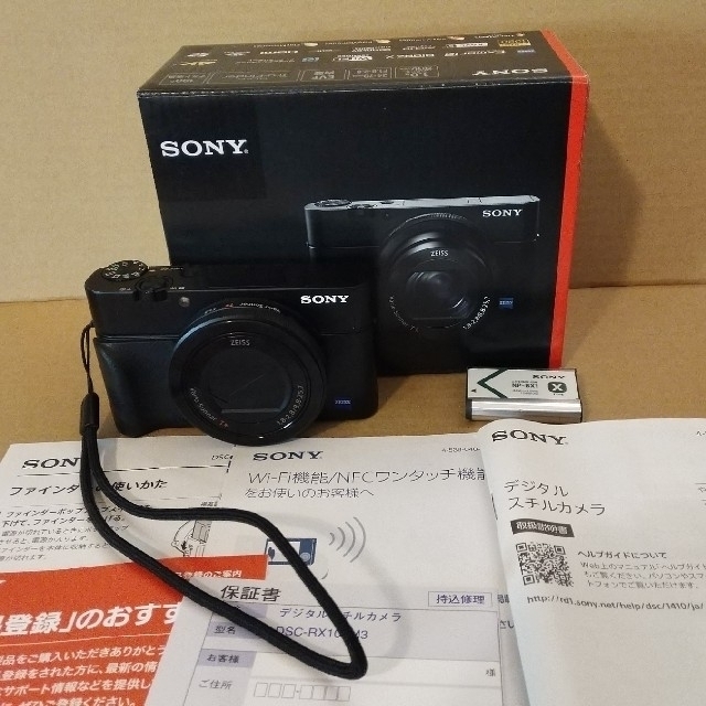 SONY(ソニー)のSONY Cyber-shot DSC-RX100M3 スマホ/家電/カメラのカメラ(コンパクトデジタルカメラ)の商品写真