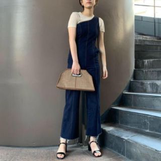 マウジー(moussy)の今季新作♡MOUSSY ONE SHOULDER DENIM JUMP SUIT(オールインワン)