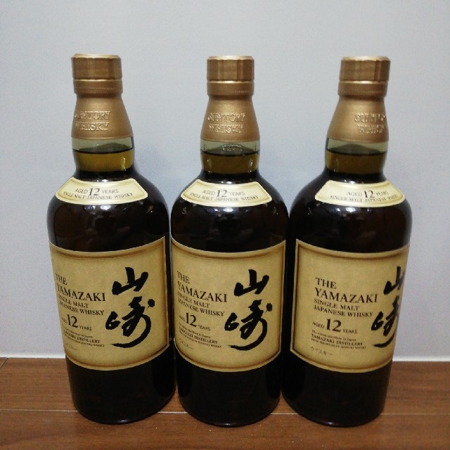 サントリー　山崎　12年　700ml　３本セット　新品未開栓品