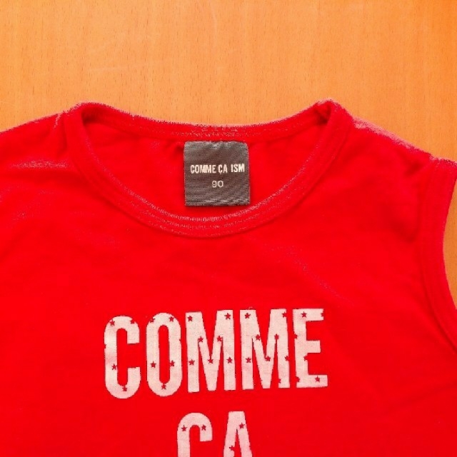 COMME CA ISM(コムサイズム)のCOMME CA ISM タンクトップ 90cm キッズ/ベビー/マタニティのキッズ服男の子用(90cm~)(Tシャツ/カットソー)の商品写真