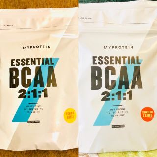 マイプロテイン(MYPROTEIN)のBCAA 250g ピーチマンゴー味 ストロベリーライム味 bcaa(アミノ酸)