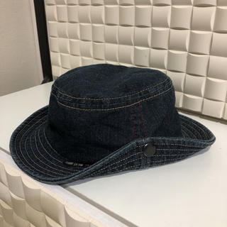 コムサイズム(COMME CA ISM)のデニム帽子 バケットハット　46cm(帽子)