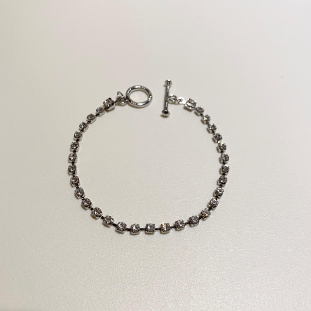 KAPITAL(キャピタル)のcrystal chain  bracelet クリスタルチェーンブレスレット メンズのアクセサリー(ブレスレット)の商品写真