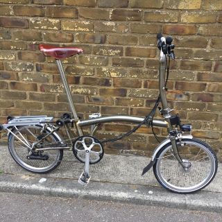 ブロンプトン(BROMPTON)の2018ブロンプトンM6RD Raw ブルックスサドル ハブダイナモ最上位モデル(自転車本体)