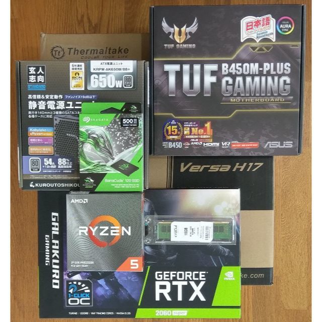 ゲーミングPC/Ryzen5-3600/RTX2060S/Win10Home スマホ/家電/カメラのPC/タブレット(デスクトップ型PC)の商品写真