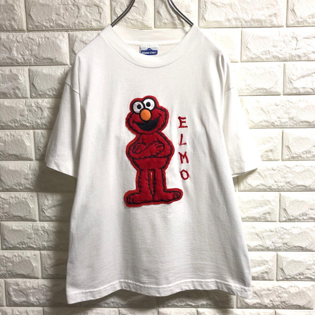 SESAME STREET(セサミストリート)の＊セサミストリート＊エルモ＊3D＊半袖Tシャツ＊レディースLサイズ＊ レディースのトップス(Tシャツ(半袖/袖なし))の商品写真