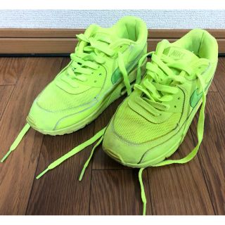 ナイキ(NIKE)のNIKE AIR MAX ネオン系イエロー(スニーカー)