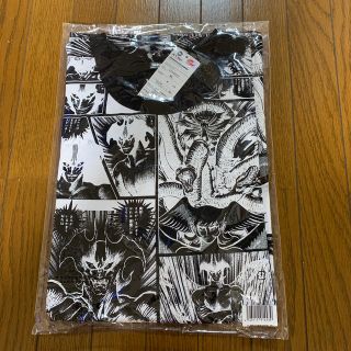 バンダイ(BANDAI)の永井豪 画業50周年　漫画柄Ｔシャツ　デビルマン（ブラック）(Tシャツ/カットソー(半袖/袖なし))