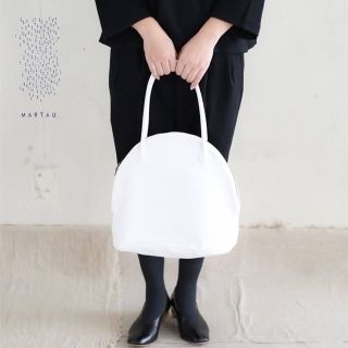 エヴァムエヴァ(evam eva)の希少 MARTAU.✨マルト ヴィンテージリネン シェルバッグ トートバッグS(トートバッグ)