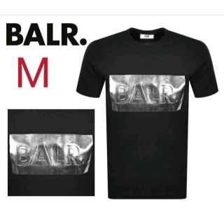 【特価】BALR.Silver Club Logo TシャツBlack（M)(Tシャツ/カットソー(半袖/袖なし))