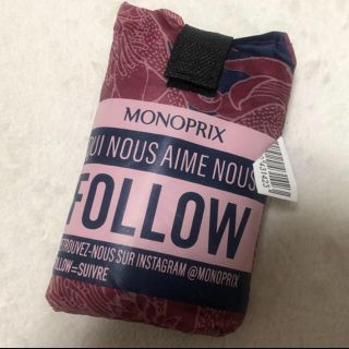 新品未使用★ MONOPRIX  モノプリエコバック  花柄(エコバッグ)