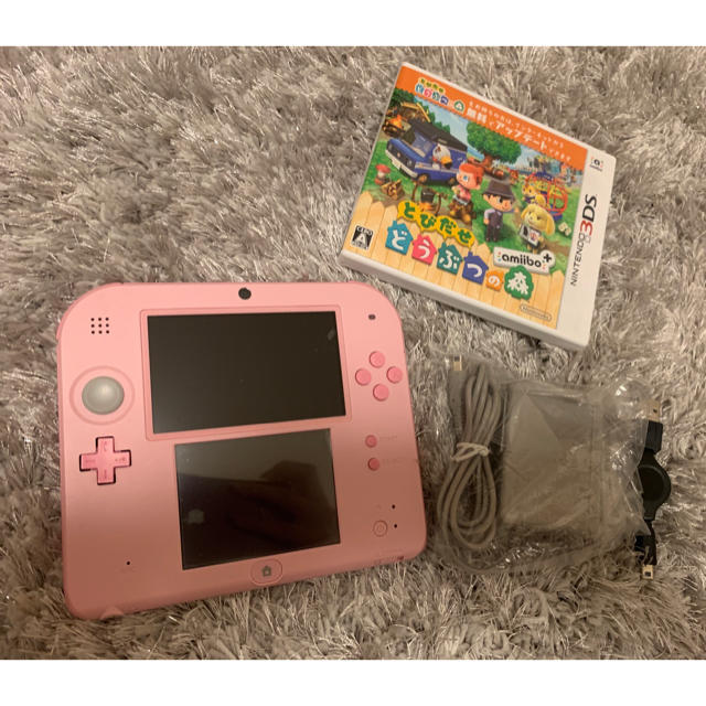 ニンテンドー2DS - ニンテンドー 2ds＋とびだせどうぶつの森セットの