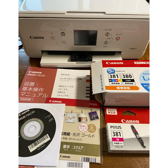 canon キャノンプリンターTS6230 未開封インクつけます