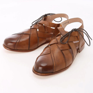 サマンサモスモス(SM2)の新品未使用品　ツハル　グルカシューズ　キャメル　Mサイズ(ローファー/革靴)
