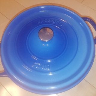 ストウブ(STAUB)のストウブ26cmブルー(鍋/フライパン)