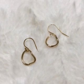 イエナ(IENA)のサークルピアス　14kgf(ピアス)