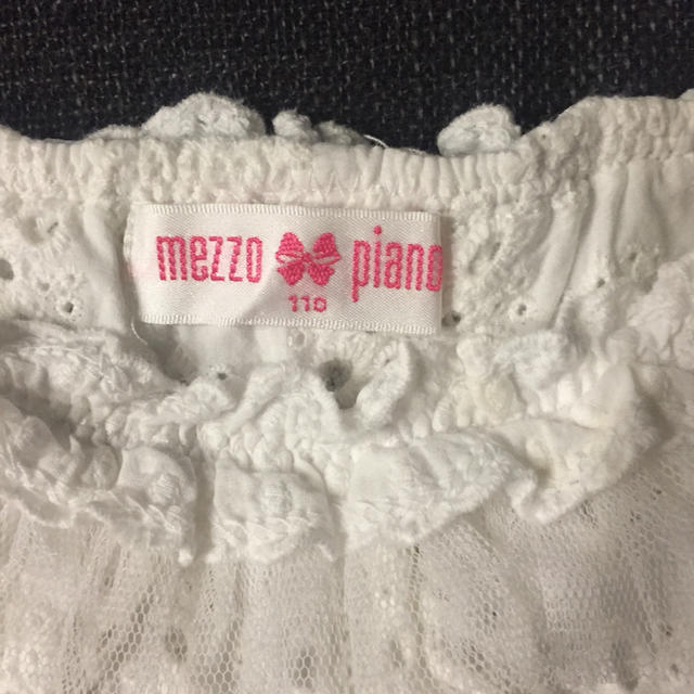 mezzo piano(メゾピアノ)のmezzo piano ブラウス キッズ/ベビー/マタニティのキッズ服女の子用(90cm~)(ブラウス)の商品写真